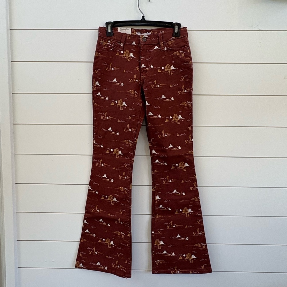 Wrangler Kids' Patterned Flare Jeans